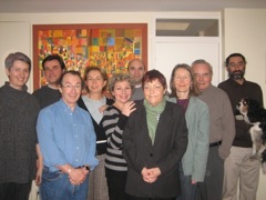 Anne au centre du Conseil d�administration d�Accomplir (janvier 2007) 