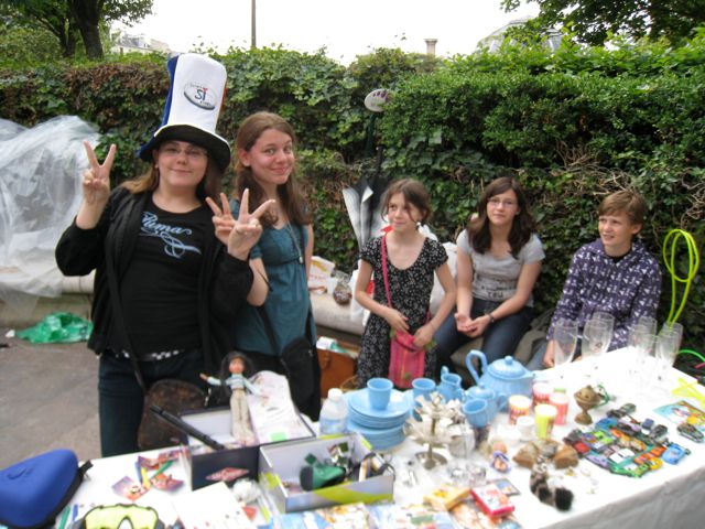 Le stand des ados