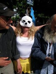 Chantal en panda