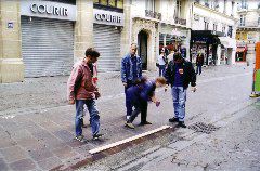 Le marquage des stands au blanc d�Espagne