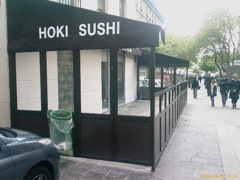 Une nouvelle terrasse ferm�e : Hoki Sushi